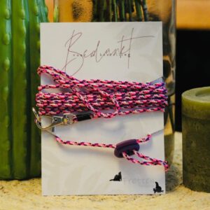 8-Vormig Tuigje en Lijn Paars Roze en Wit